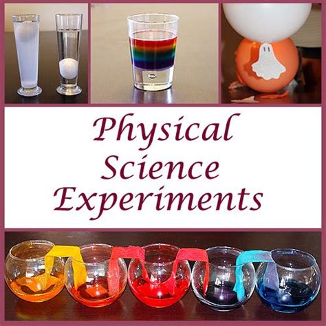 Easy Physical Science Experiments