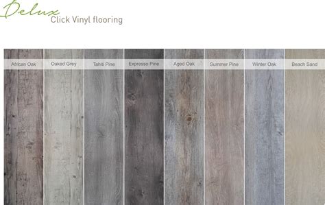 Delux Click Color Chart | Flooring, Vinyl plank flooring colors, Floor colors