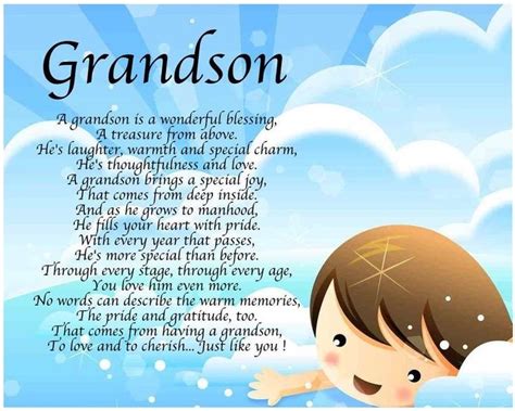 Pin by Hope Nicholson on Nana | Grandson birthday quotes, Grandson birthday wishes, Happy ...