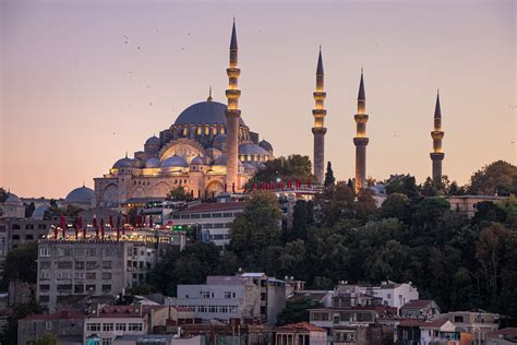 Suleymaniye Mosque Under Evening Sky · Free Stock Photo