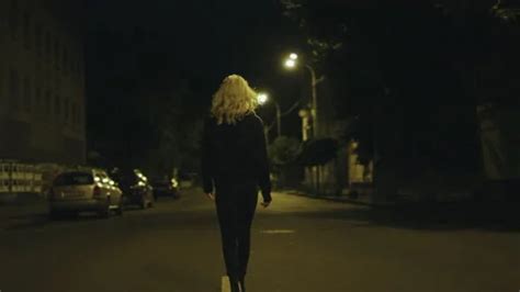 Alone girl walking street in urban wear ... | Stock Video | Pond5