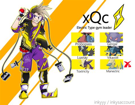 I turned xqc into an electric type gym leader from pokemon sword and ...