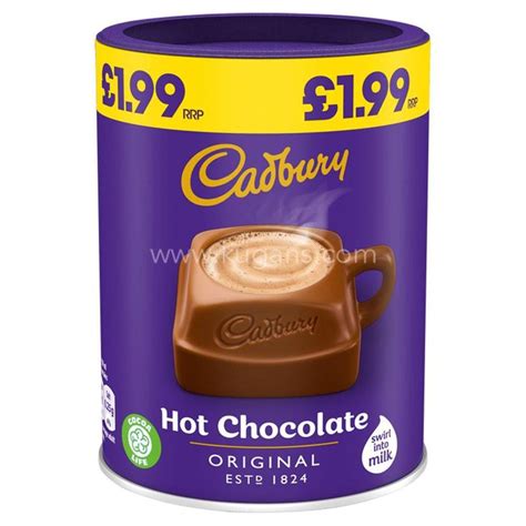 CADBURY HOT CHOCOLATE 250G | Hot chocolate cadbury, Hot chocolate drinks, Cadbury