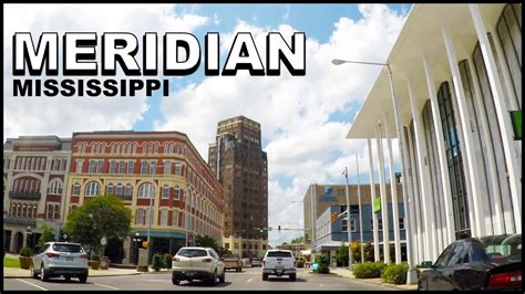 Meridian Mississippi Downtown Tour - YouTube