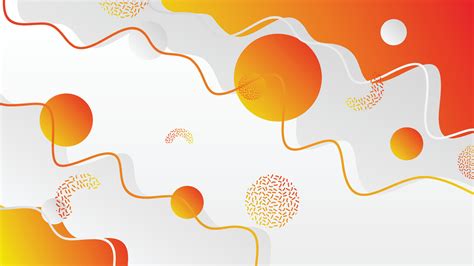 White gray and orange gradient dynamic fluid shapes abstract background ...