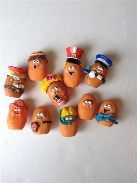 Vintage 80's McDonalds Chicken Nugget Happy Meal Toys