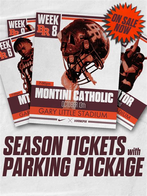 2023 Football Season Tickets & Parking Pass - Brother Rice High School