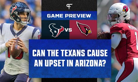 Houston Texans vs. Arizona Cardinals: Matchups, predictions as the ...