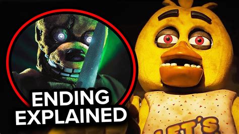 FIVE NIGHTS AT FREDDY'S Ending Explained, Post Credits Scene Breakdown & Movie Review - YouTube