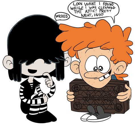 Lucy Loud and Rocky Spokes found Jumanji by trashyandnoartist on DeviantArt