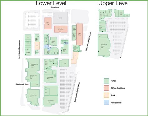 Directory Northpark Mall Map Dallas