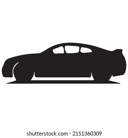 Car Silhouette Black White Stock Vector (Royalty Free) 2151360309 ...