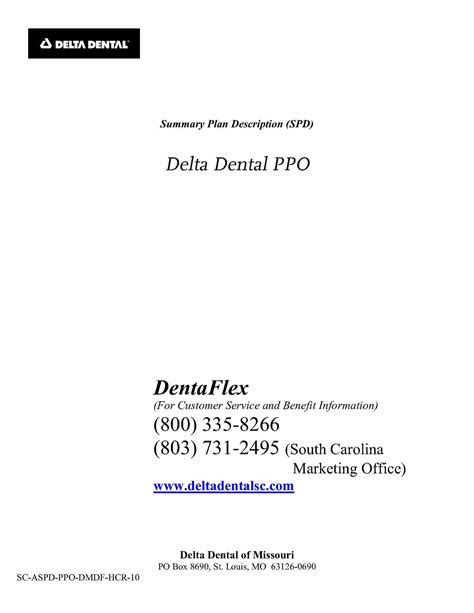 Delta Dental Summary Description - Clarke Benefits