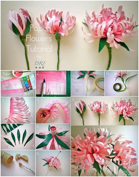 DIY Swirly Paper Flowers Pictures, Photos, and Images for Facebook, Tumblr, Pinterest, and Twitter