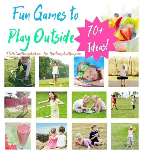 Fun Games to Play Outside {70+ Ideas!} | Hip Homeschool Moms