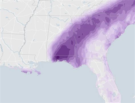 Hurricane Sally Map