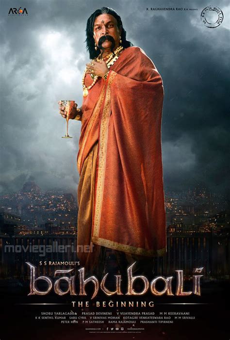 Nassar as Bijjala Deva in Baahubali Movie Poster | Moviegalleri.net