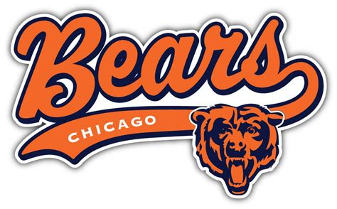 qualityprint Chicago Bears Logo NFL Sport Decor Bumper Vinyl Sticker 14 ...