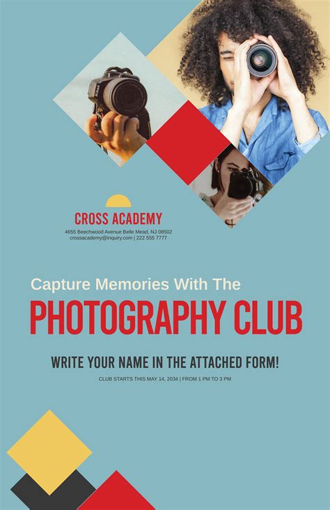 After School Club Poster Template in Illustrator, Word, Pages, PSD ...