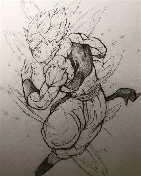 Dragon Ball Z Gogeta Drawing