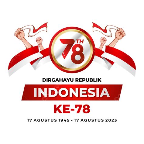 Kartu Ucapan Hut Ri 78 Hari Kemerdekaan Indonesia 2023 Dengan Bendera Merah Putih Vektor, Hari ...