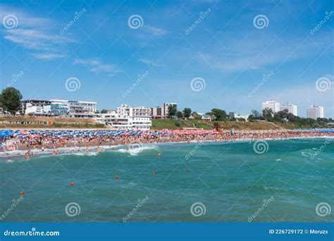 Beautiful Eforie Nord Beach in Romania Editorial Photography - Image of ...