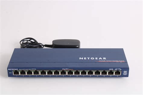 Netgear GS116 ProSafe 16-Port Gigabit Desktop Networking Switch W/ Pow ...