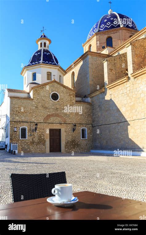 The Church of the Virgin del Consuelo, Altea Old Town, Altea, Costa ...