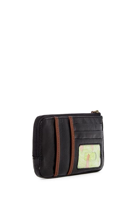 The Sak Iris Leather Large Card Wallet in Black - Lyst