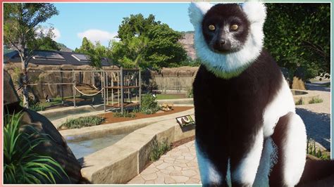 Black & White Ruffed Lemur Habitat | Sequora Zoo | Planet Zoo Speed Build - YouTube