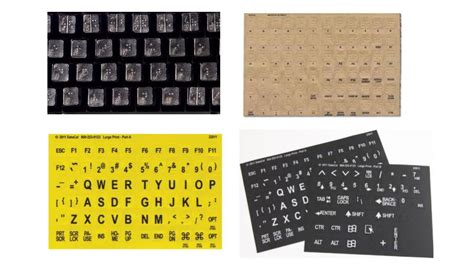 Braille Computer Keyboard Stickers (Generic) | GPII Unified Listing