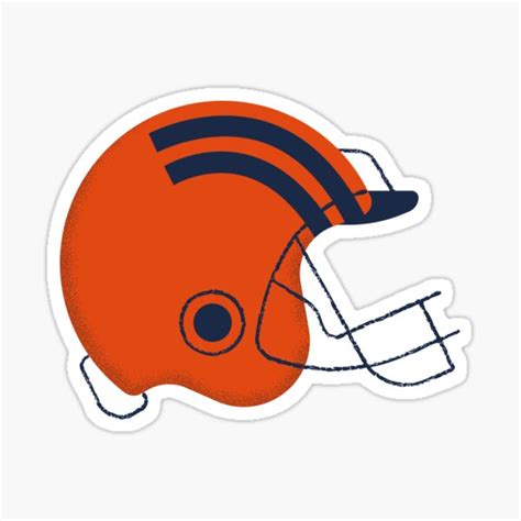 "Chicago Bears NFL helmet" Sticker for Sale by LuceVenere | Redbubble