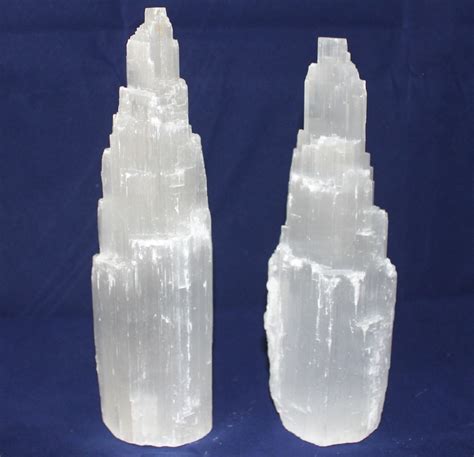 Selenite 7 to 8 Crystal Towers / Peace