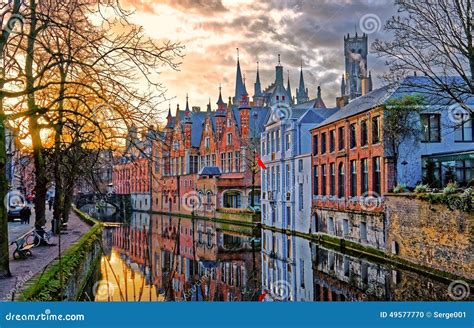 Canals Of Bruges, Belgium Stock Photo - Image: 49577770