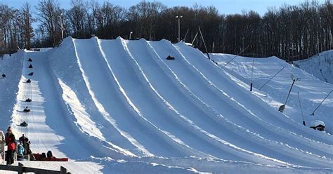 Snow Valley has one of the most epic snow tubing hills near Toronto