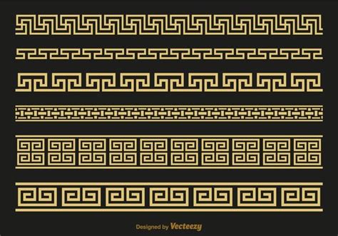 Libre Versace Griego Cepillos Clave Vector | Versace pattern, Greek pattern, Vintage frames vector