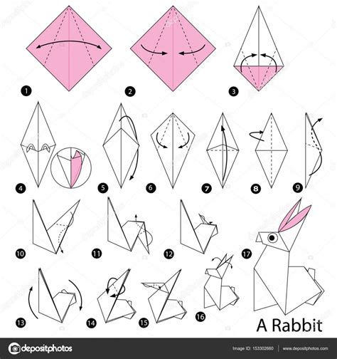 Origami ideas: Step By Step Origami Paper Rabbit