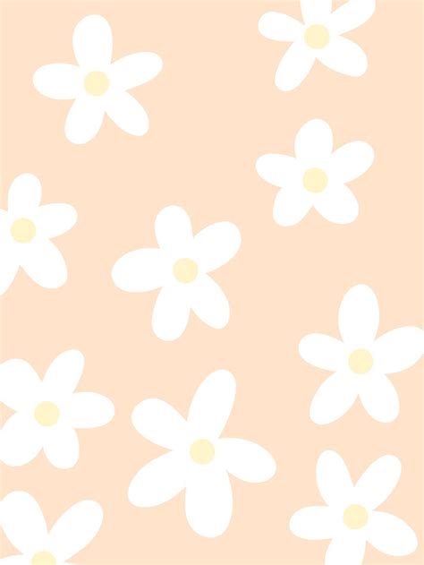 Flower wallpaper background | Cute flower drawing, Cute flower wallpapers, Preppy wallpaper