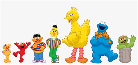 Big Bird Elmo Sesame Street Characters Clip Art - Sesame Street Png ...