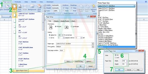 Cara Membuat Ukuran Kertas F4 Di Excel 2007 - IYAINAJA.MY.ID