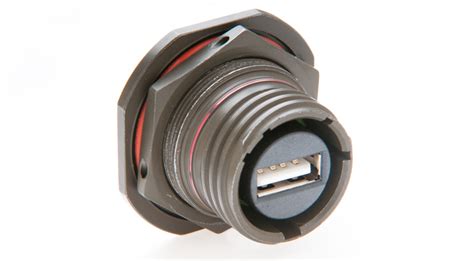 USB 38999 Electrical Connector, USB-A and USB-B | Strantech