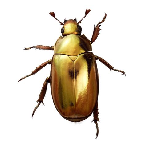 Photo by David Liittschwager of a golden scarab beetle from the ...