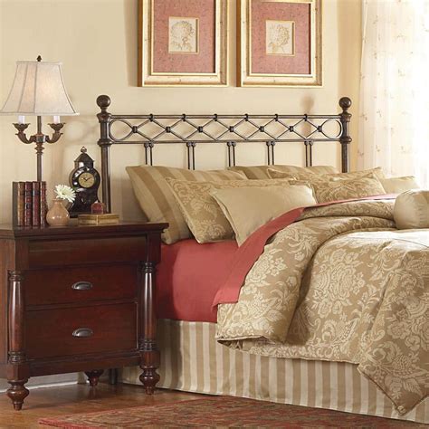 Fashion Bed Group Argyle King-Size Headboard with Round Finial Posts ...