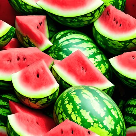 Watermelon Pattern Graphic · Creative Fabrica