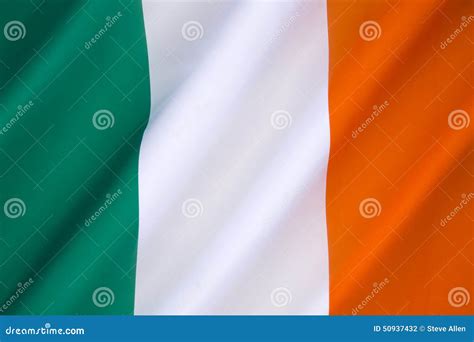 Flag of the Republic of Ireland Stock Photo - Image of republic, eire ...