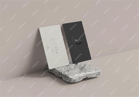 Premium PSD | 3.5x2 Business Card Mockup