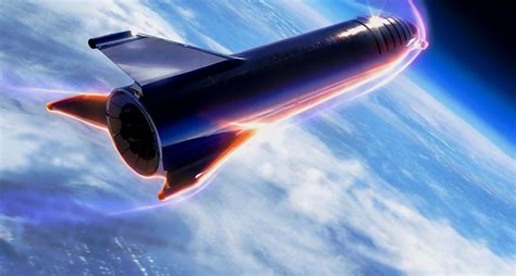 SpaceX Releases a New Render of What the All-Steel Starship Will Look Like Returning to Earth ...