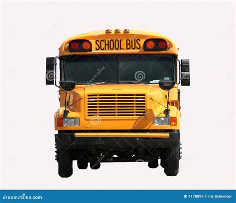 Schoolbus Front View Royalty Free Stock Images - Image: 4178899