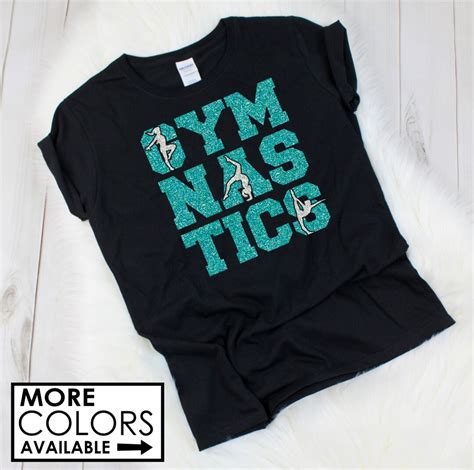 Gymnastics Shirt Personalize the Colors Glitter Gifts - Etsy