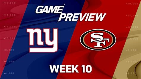 New York Giants vs. San Francisco 49ers | NFL Week 10 Game Preview ...